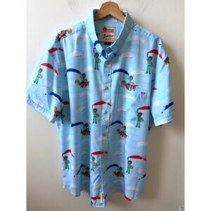 RSVLTS "Paintriot" Bob Ross kunuflex shirt men's size XL